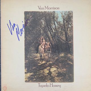 Van Morrison Tupelo Honey signed album