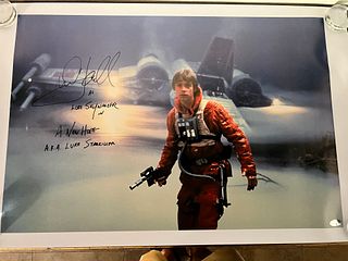 Star Wars Mark Hamill signed photo.
