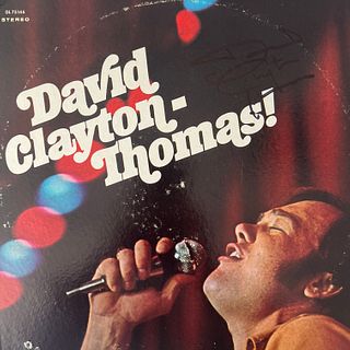 David Clayton-Thomas signed album