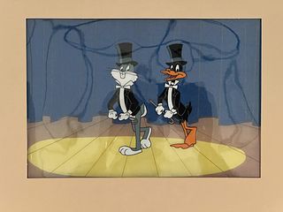 Bugs Bunny and Daffy Duck orignal sericel