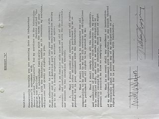 Muddy Waters signed contract