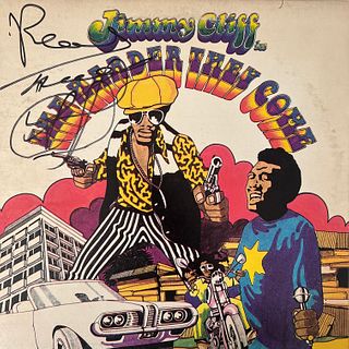 Jimmy Cliff The Harder They Come signed album