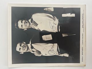 The Everly Brothers signed photo