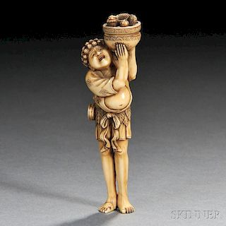 Ivory Carving of Raiden
