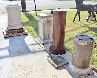 Lot of Marble Architectural Fragments / Pedestals.