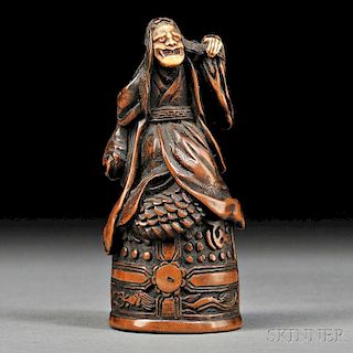 Wood Carving of Kiyohime