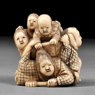 Ivory Carving of Children