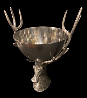 Large Elk Head Champagne Bucket 