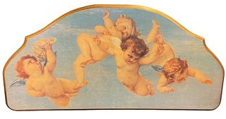Italian Plaque of Cherub Angels