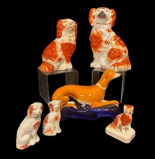 Collection STAFFORDSHIRE DOGS