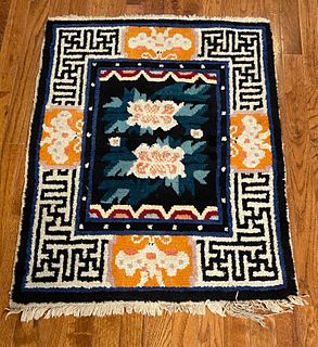 Small Hand Woven Chinese Rug 