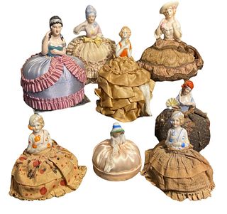 Collection Vintage Pin Cushion Dolls 