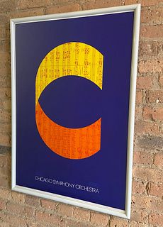 CHICAGO SYMPHONY ORCHESTRA 100th Anniversary Poster 