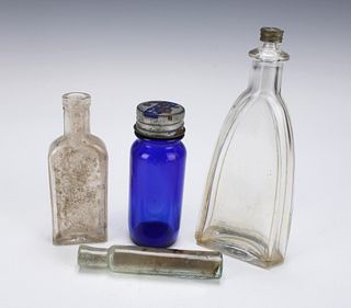 VINTAGE APOTHECARY BOTTLES & VIAL