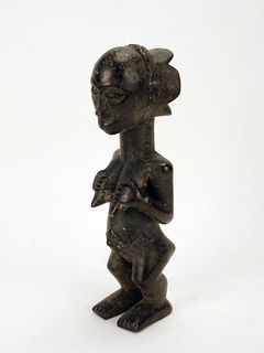 LUBA FEMALE FIGURES FROM DRC CENTRAL AFRICA