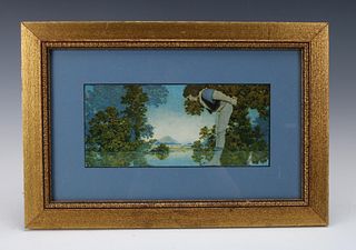 MAXFIELD PARRISH PRINT OF BLUE SKIES FOREVER 