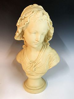 BUST OF YOUNG GIRL