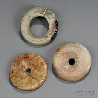 Three Jade Bi   Discs