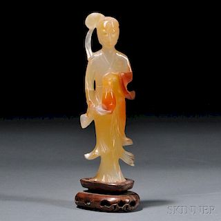 Agate Carving of Guanyin