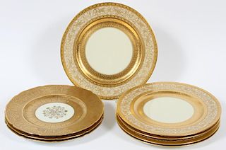 HEINRICH & CO. CHARGER PLATES 8
