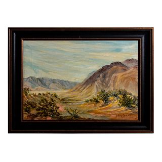 B. Tipler Vintage 1965 Oil Painting Landscape