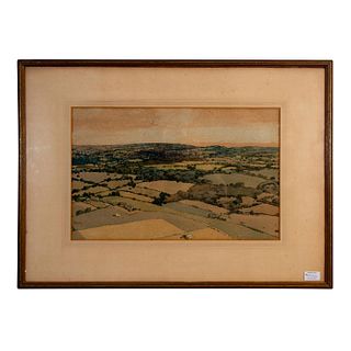 David Winson Vintage Watercolor Painting Landscape