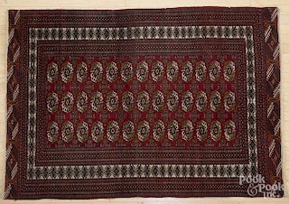 Semi antique Bohkara carpet, 6' x 4'1''.