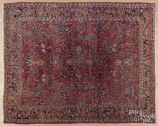Sarouk carpet, ca. 1920, 11' x 9'. Provenance: The Estate of Frances and Frank Auspitz