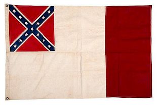 UCV Flag Flown On The USS Hartford As It Was Being Taken To Salvage, 1957 