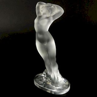 Lalique Crystal Female Nude Figurine