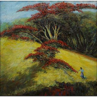 Joan Abello Martin, Spanish (born 1920) Circa 2000 Oil on Canvas, Landscape