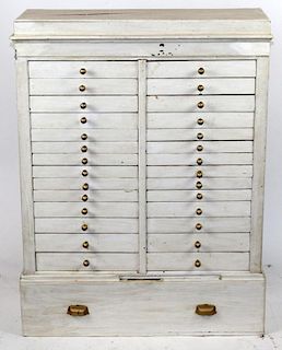 Antique French jeweler's cabinet