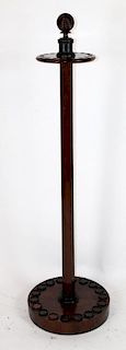 Antique French pool cue in rosewood