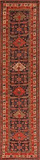 Antique North West Persian Runner Rug 14 ft 4 in x 3 ft 4 in (4.36 m x 1.01 m)