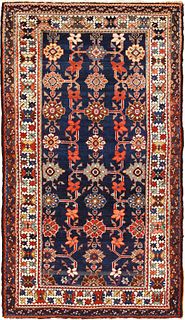 Antique Malayer Persian Rug 7 ft 9 in x 4 ft 5 in (2.36 m x 1.35 m)