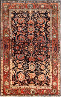 Antique Persian Sarouk Farahan Rug 6 ft 9 in x 4 ft 4 in (2.06 m x 1.32 m)
