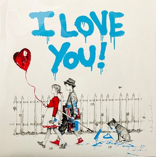Mr. Brainwash - I Love You! (Blue)