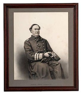Vice Admiral D.G. Farragut, Enlarged Portrait from GAR Hall 