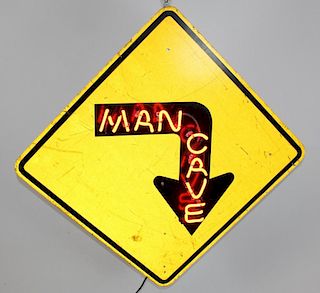 "Man Cave" Custom made neon sign