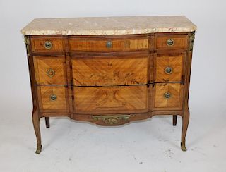 Louis XVI style marquetry commode
