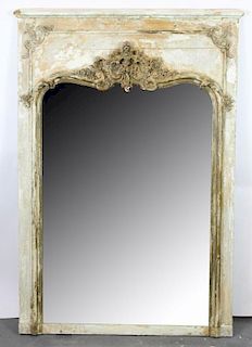 French Louis XV trumeau mirror