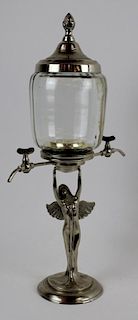 French absinthe fountain with 2 spouts