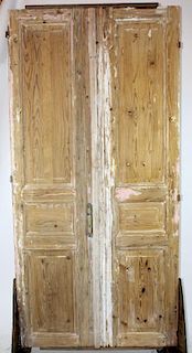 Antique stripped pine doors