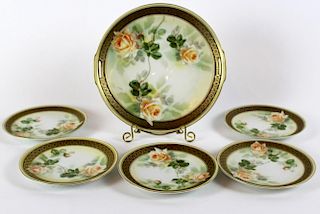 Grouping of German R&S porcelain plates