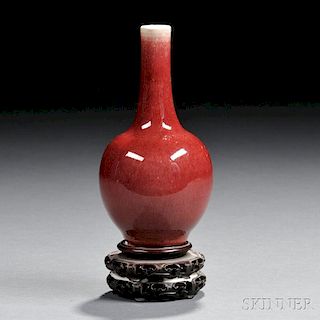 Flambe Bottle Vase