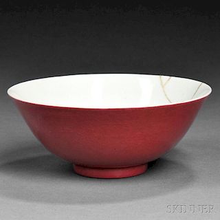 Red-glazed Bowl
