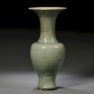 Longquan Celadon Yen-Yen   Vase
