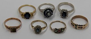 JEWELRY. Assorted Antique Ring Grouping.