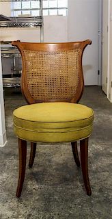 * A Biedermeier Style Side Chair. Height 33 3/4 inches.