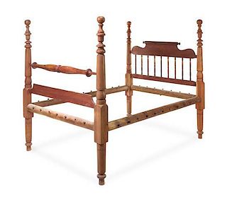 An American Poster Bed Height 66 inches.